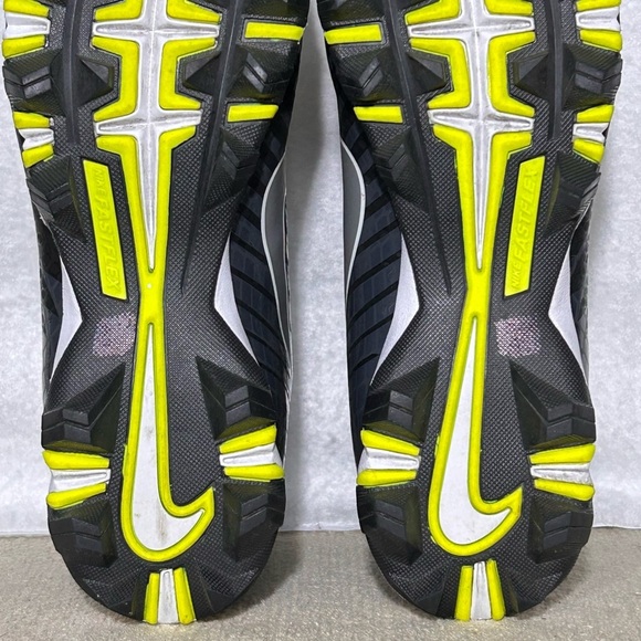 Nike Strike Shark Mens Black/White/Grey Hi-Top Football Cleats Shoes SZ 10 main image 9